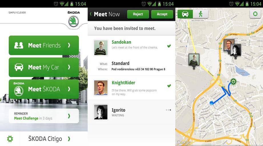 Škoda Meet App